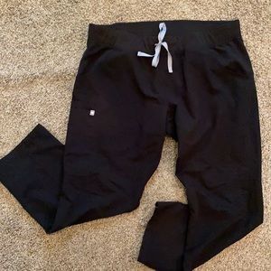 FIGS PXL Kade black scrub pants